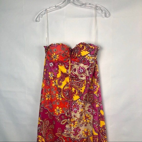 Energie Floral Maxie  Strapless Dress - Picture 3 of 8